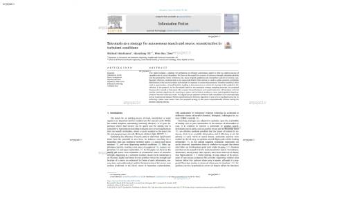 Entrotaxis as a strategy for autonomous search and source reconstruction in turbulent conditions